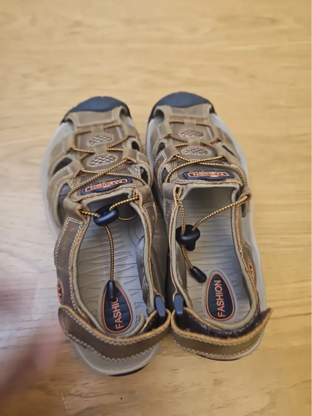 Fashion Men's Sandals Sz 8 Men’s Brown Water Hiking Shoes Camping All Terrain